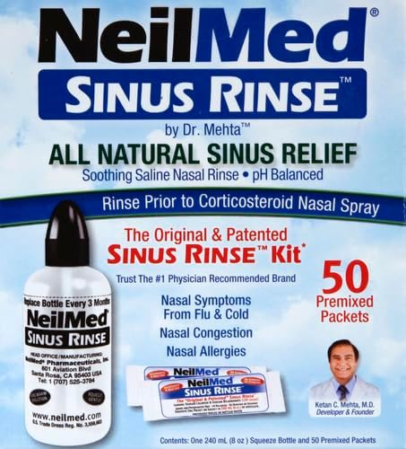 Neilmed Sinus Rinse - Kit Completo De Enjuague Nasal X 50